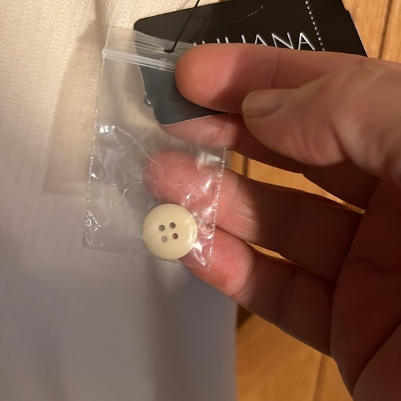 Julian’s Collezione Cream Twill Trousers 2 NWT - Picture 6 of 9